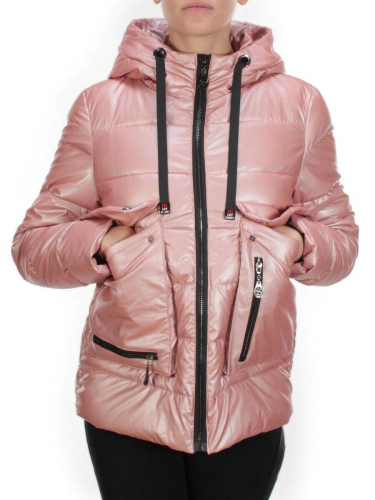 8063 PINK Куртка демисезонная женская (130 гр. синтепон)