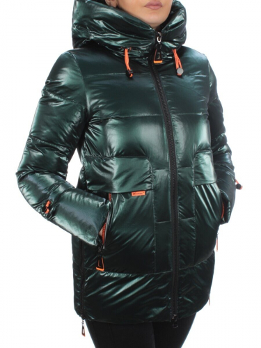 8018 DK. GREEN Пальто женское зимнее JARIUS (200 гр. холлофайбера)