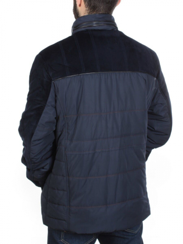 J8201B PURPLISH BLUE Куртка мужская зимняя NEW B BEK (150 гр. холлофайбер)