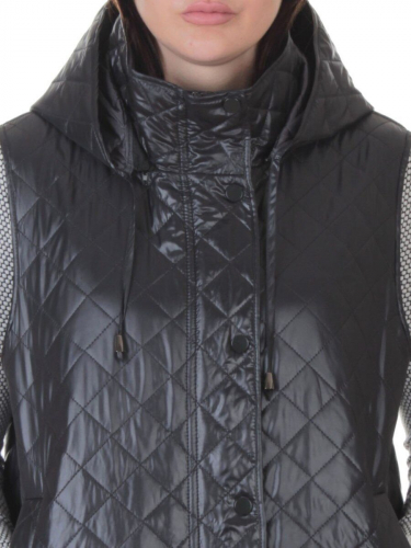 802 DK. GRAY Жилет утепленный женский (50 гр. синтепон)