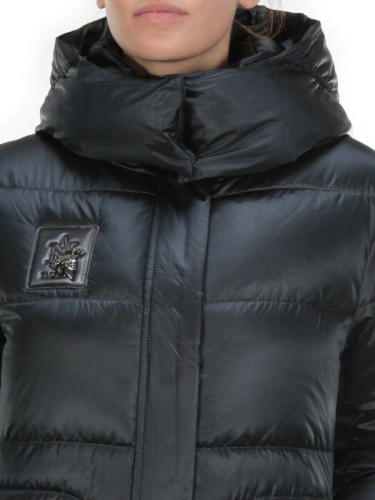 9110 DARK GREEN Пальто зимнее женское FLOWERROVE (200 гр. холлофайбера)