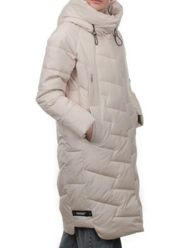 2302 LT. BEIGE Пальто зимнее женское (170 гр. холлофайбер)