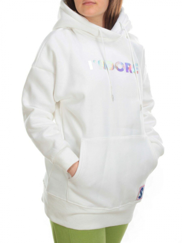 KD713 WHITE Худи женское на флисе