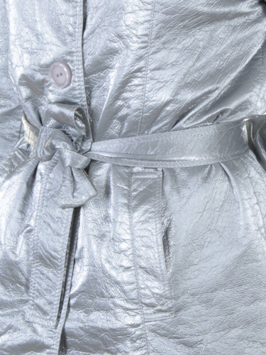 N53/1 SILVER Плащ женский демисезонный Nynel