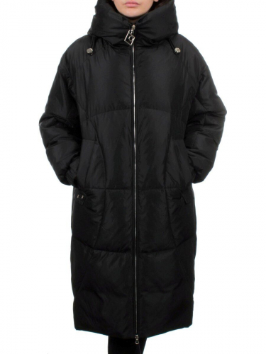 118 BLACK Пальто зимнее женское (холлофайбер 200 гр.)