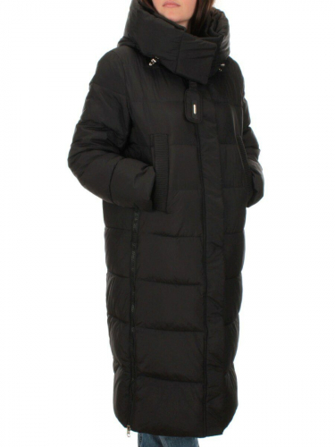 2109 BLACK Пальто зимнее женское (200 гр. холлофайбер)