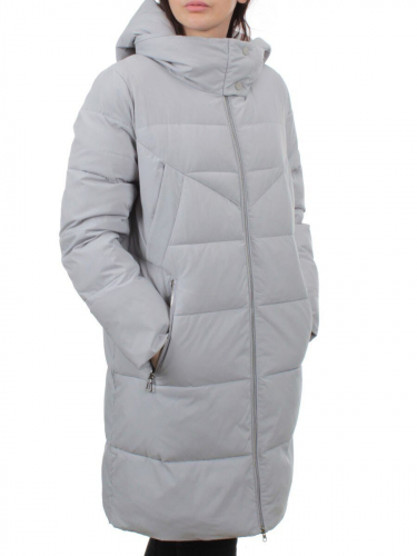 98720 LT. GRAY Пальто зимнее женское (холлофайбер 150 гр.)