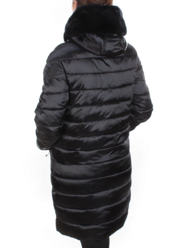 815-E02 INK BLUE Пальто зимнее женское VISDEER (200 гр. тинсулейт)