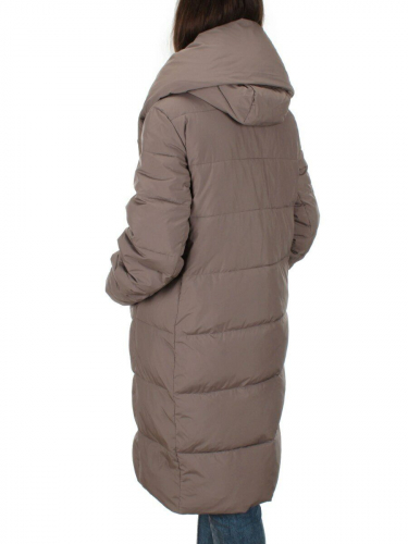 2108 DK.BEIGE Пальто зимнее женское (200 гр .холлофайбер)