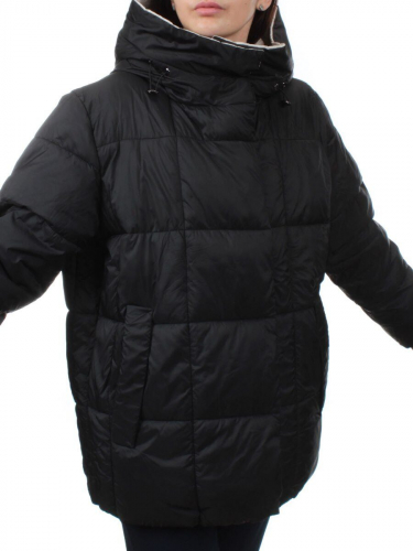 3071 BLACK Куртка зимняя облегченная (150 гр. холлоффайбер)