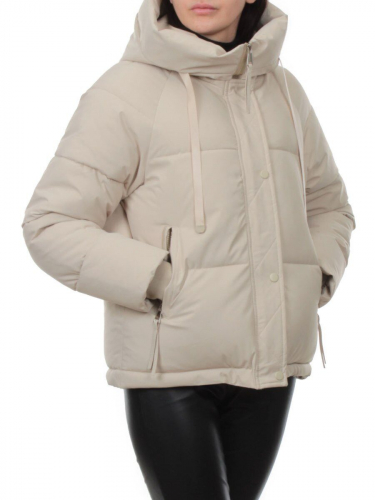 A2303 BEIGE Куртка зимняя женская (150 гр. холлофайбер)