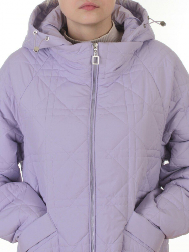 8061 LILAC Куртка стеганная демисезонная женская (100 гр. холлофайбер)