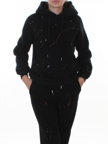 006 BLACK Костюм спортивный зимний женский (95% хлопок, 5% полиэстер)