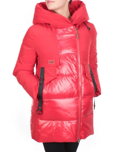 YM2115 RED Куртка зимняя женская MAYYIYA (200 гр. холлофайбера)