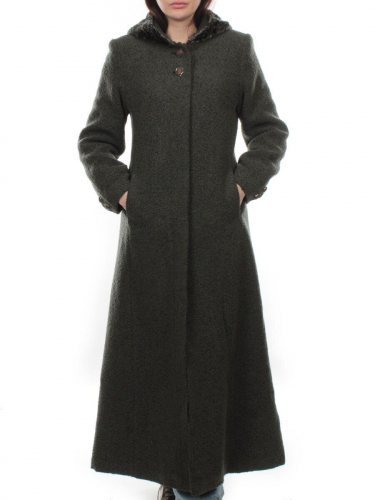 0142 Пальто на пуговицах длинное Classic Fashion