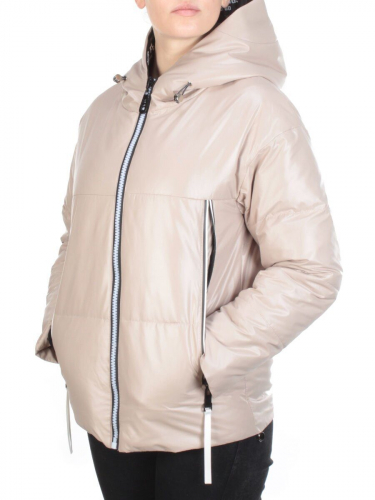 8278 BEIGE Куртка демисезонная женская BAOFANI (100 гр. синтепон)