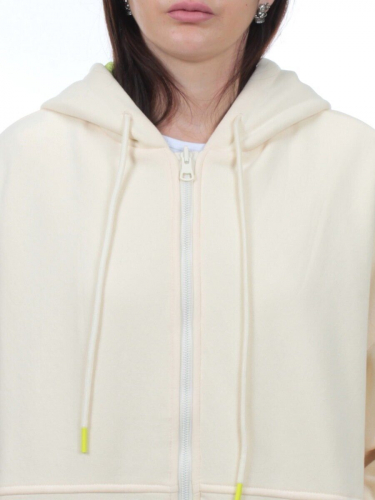 2560 BEIGE/YELLOW-GREEN Худи женское (50 гр. синтепон)