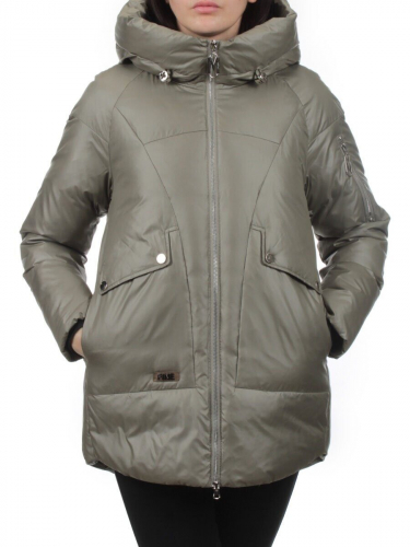 78 GRAY GREEN Куртка зимняя женская (200 гр. холлофайбер)