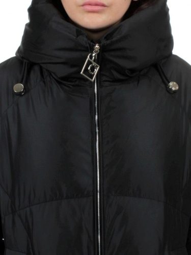 118 BLACK Пальто зимнее женское (холлофайбер 200 гр.)