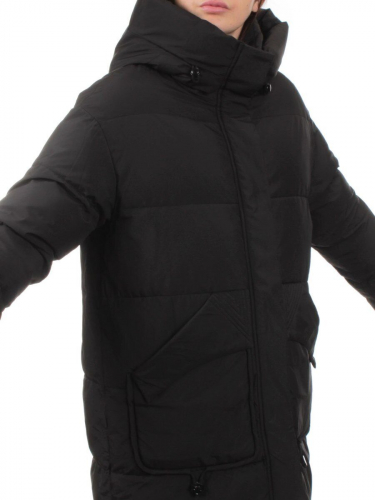 709 BLACK Пальто зимнее женское (холлофайбер 200 гр.)