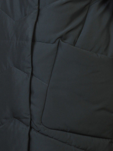 8058 DK. GREEN Пальто женское зимнее (био-пух)