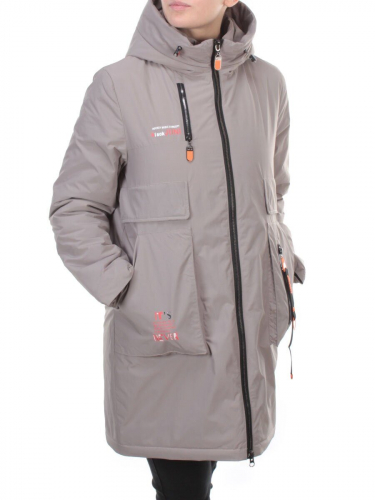 105-1 BEIGE Пальто демисезонное женское FAMILY (100 гр. синтепон)