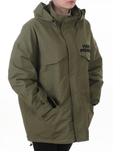 3094 GREEN Куртка демисезонная женская (100 гр. холлофайбер)