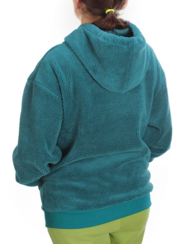 110 TURQUOISE Худи женское Тедди на флисе