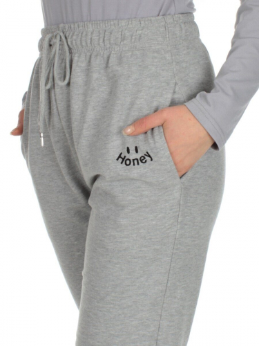 Q-03 GRAY Брюки спортивные женские (85% хлопок, 15% полиэстер)