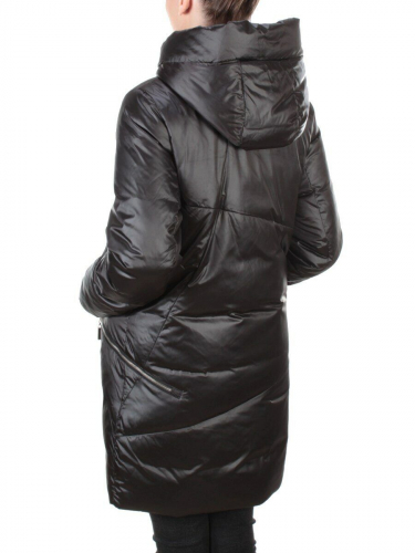 GWD21530P BLACK Пальто зимнее женское PURELIFE (200 гр .холлофайбер)