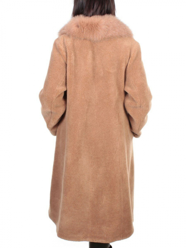 37235 BROWN Шуба женская искусственная Yi Ge