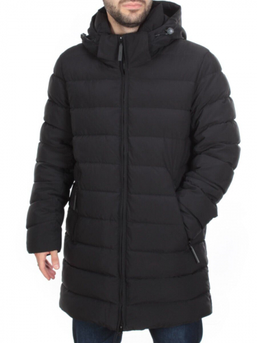 4012-L BLACK Куртка мужская зимняя ROMADA (200 гр. био-пух)