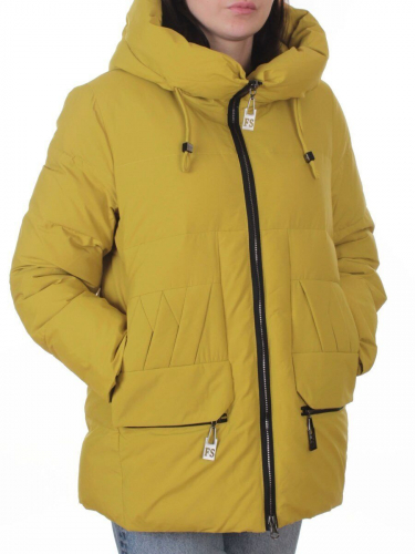 M-M05 YELLOW/GREEN Куртка зимняя женская (150 гр. холлофайбер)