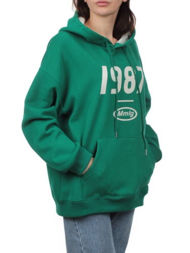 PG-I990I-2313 GREEN Худи женское (90% хлопок, 10% полиэстер)