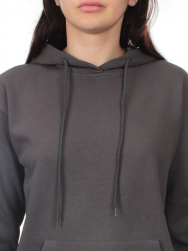 H108 DK. GRAY Костюм спортивный женский (хлопок 90%, полиэстер 10%)