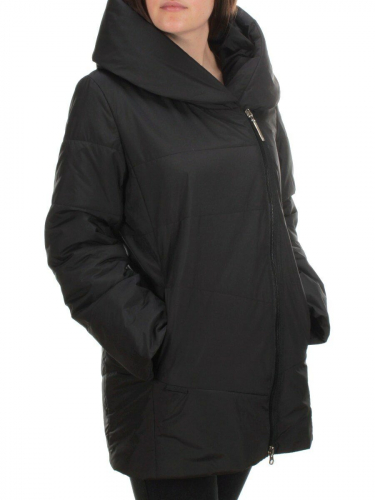22222 BLACK Куртка демисезонная женская (80 гр. синтепон)