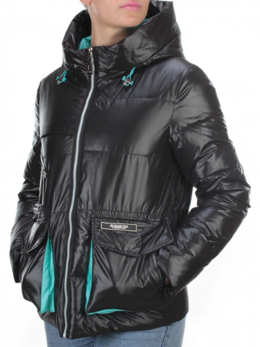 8265 BLACK Куртка демисезонная женская BAOFANI (100 гр. синтепон)