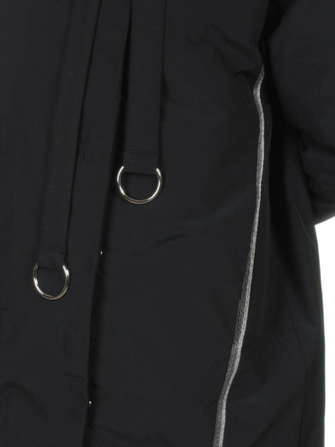 260 BLACK Пальто женское свободного кроя Visdeer