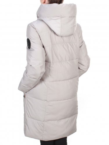 8966 LIGHT GRAY  Пальто зимнее женское CLOUD LAG CAT (200 гр. холлофайбер)