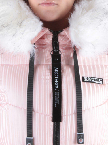 2032 PINK Куртка зимняя облегченная женская Yixiangyuan
