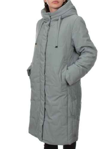 1120 GRAY Пальто зимнее облегченное женское (холлофайбер 150 гр.)