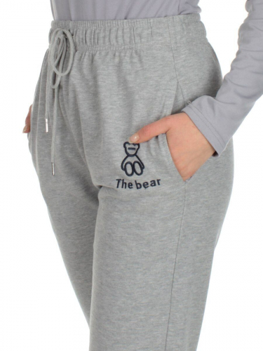Q-01 GRAY Брюки спортивные женские (85% хлопок, 15% полиэстер)