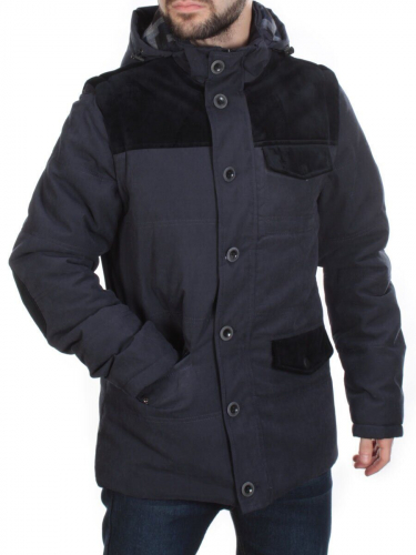 J830111 DEEP BLUE  Куртка-жилет мужская зимняя NEW B BEK (100 гр. синтепон и искусственный мех)