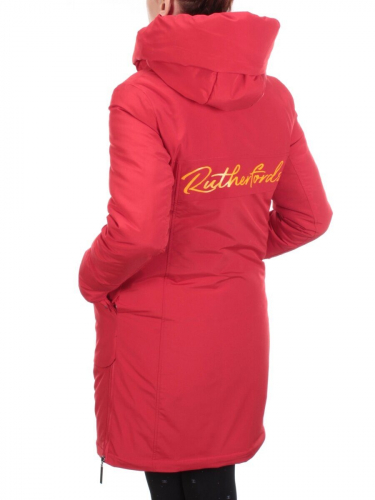20-137 RED Пальто женское зимнее PlOOEPLOO (200 гр. холлофайбера)