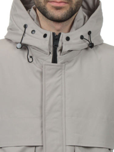 8896 BEIGE Куртка мужская зимняя облегченная (130 гр. холлофайбер)