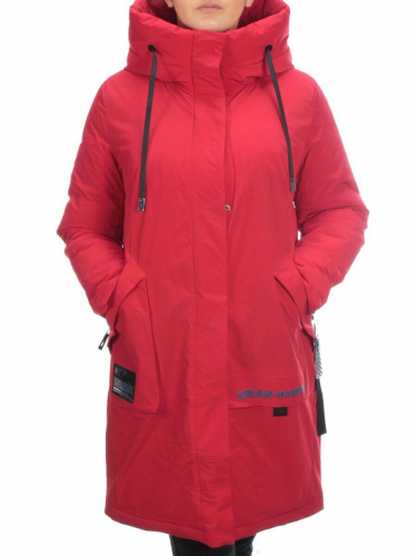 21-968 RED Пальто женское зимнее (200 гр. холлофайбера)