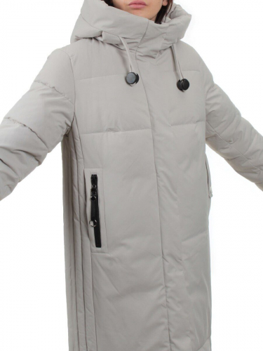 23073 LIGHT BEIGE Пальто зимнее женское (холлофайбер 200 гр.)