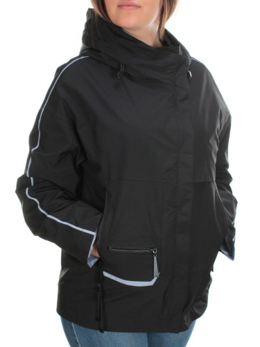 F2129 BLACK Ветровка женская MARIA