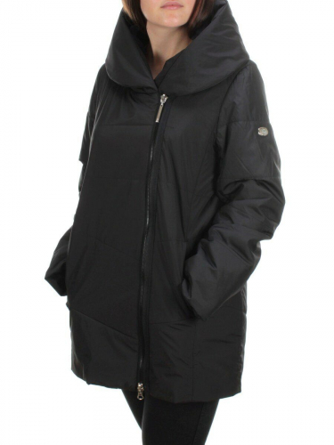 22222 BLACK Куртка демисезонная женская (80 гр. синтепон)