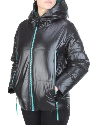 8278 BLACK Куртка демисезонная женская BAOFANI (100 гр. синтепон)